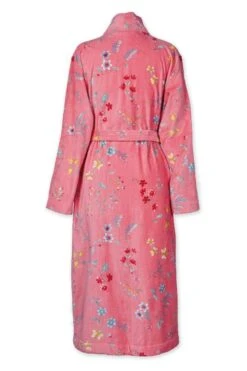 Bathrobe Les Fleurs Bathrobe Pink -Chic Nest Deals Store les fleurs bathrobe pink pb lr