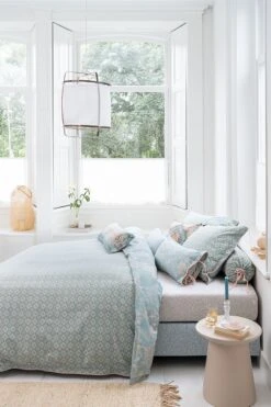 Fitted Sheet Leafy Khaki 6 Fitted Sheet Leafy Khaki -Chic Nest Deals Store origami tree lightblue 04 mood 2