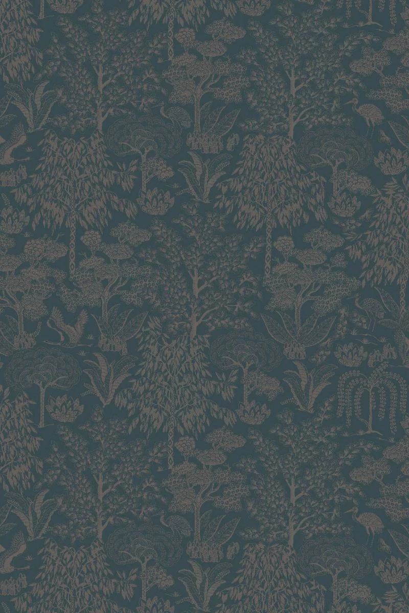 Pip Studio Origami Tree Non-Woven Wallpaper Dark Blue/Rosegold 9 Pip Studio Origami Tree Non-Woven Wallpaper Dark Blue/Rosegold - Image 9