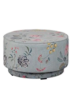 Stool Low Fleur Grandeur Green -Chic Nest Deals Store pip 001 g l 01 vs pip poef fleur grandeur groen large