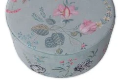 Stool Low Fleur Grandeur Green -Chic Nest Deals Store pip 001 g l 01 vs pip poef fleur grandeur groen large detail