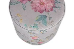 Stool High Fleur Grandeur Khaki -Chic Nest Deals Store pip 001 k m 01 vs pip poef fleur grandeur khaki medium detail