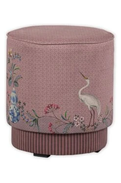 Stool High Jolie Pink -Chic Nest Deals Store pip 002 p m 01 vs pip poef jolie roze medium