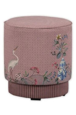 Stool High Jolie Pink -Chic Nest Deals Store pip 002 p m 02 vs pip poef jolie roze medium