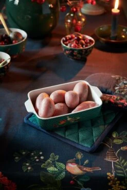 Winter Wonderland Serving Tray Rectangular Large Green 9 Winter Wonderland Serving Tray Rectangular Large Green -Chic Nest Deals Store pip fw22 027