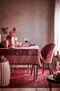 Flower Festival Tablecloth Dark Pink -Chic Nest Deals Store pip fw22 111 3
