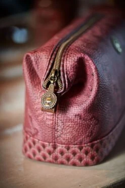 Cosmetic Purse Large Kyoto Festival Dark Pink -Chic Nest Deals Store pip fw22 293