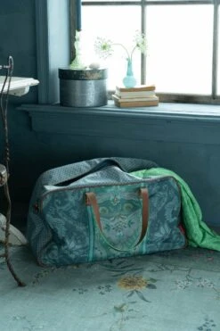 Travelbag Large Kyoto Festival Green -Chic Nest Deals Store pip home bags 006 lowres