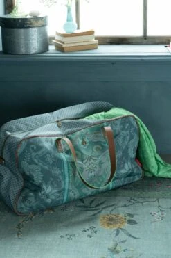 Travelbag Large Kyoto Festival Green -Chic Nest Deals Store pip home bags 007 lowres