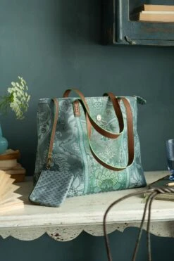 Shopper Medium Kyoto Festival Green -Chic Nest Deals Store pip home bags 011 lowres