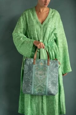 Shopper Square Kyoto Festival Green -Chic Nest Deals Store pip home bags 023 lowres