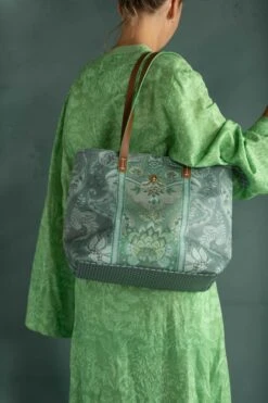 Shopper Medium Kyoto Festival Green -Chic Nest Deals Store pip home bags 030 lowres