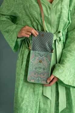 Phone Bag Kyoto Festival Green -Chic Nest Deals Store pip home bags 072 lowres