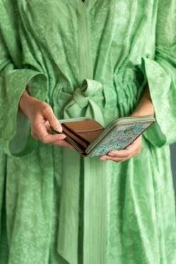 Wallet Square Kyoto Festival Green -Chic Nest Deals Store pip home bags 102 lowres