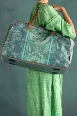 Travelbag Medium Kyoto Festival Green -Chic Nest Deals Store pip home bags 134 lowres