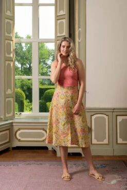 Skirt Kyoto Festival Yellow -Chic Nest Deals Store pip homewear lb 0158 lowres