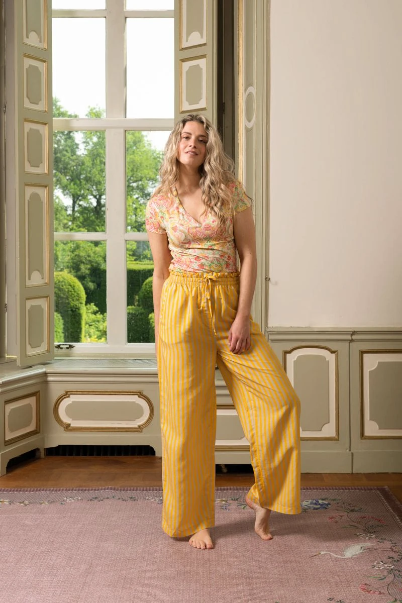 Trousers Long Sumo Stripe Yellow 5 Trousers Long Sumo Stripe Yellow - Image 5