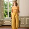 Trousers Long Sumo Stripe Yellow