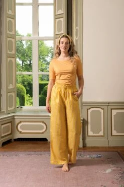 Trousers Long Sumo Stripe Yellow