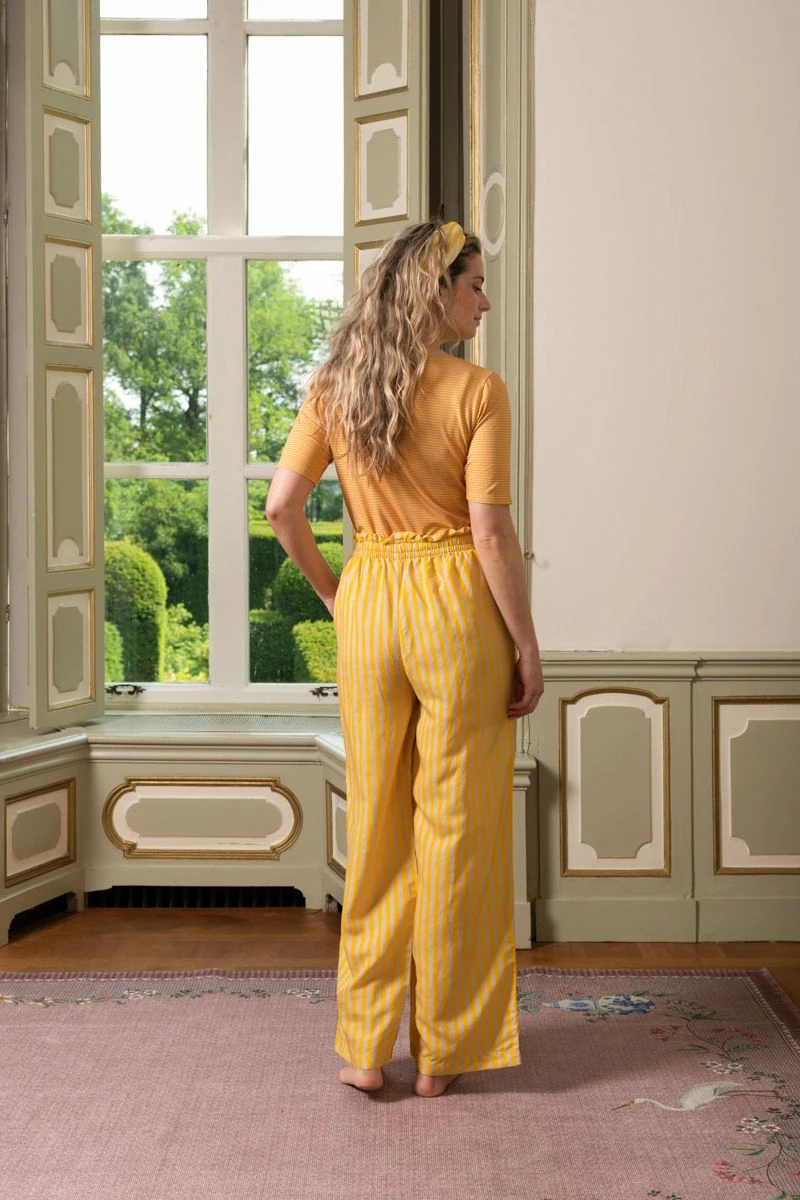 Trousers Long Sumo Stripe Yellow 3 Trousers Long Sumo Stripe Yellow - Image 3