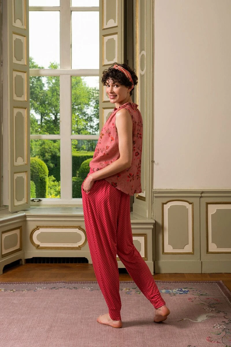 Trousers Long Suki Red 4 Trousers Long Suki Red - Image 4