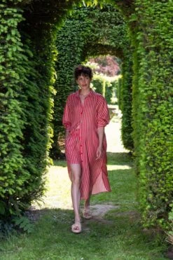Tunic Sumo Stripe Red -Chic Nest Deals Store pip homewear 0897 lowres