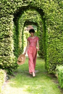 Trousers Long Sumo Stripe Red