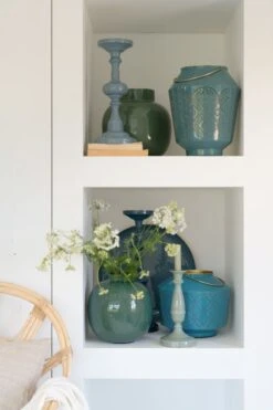 Metal Vase Dark Green 23 Cm 6 Metal Vase Dark Green 23 Cm -Chic Nest Deals Store pip jolie green 16 lowres 2