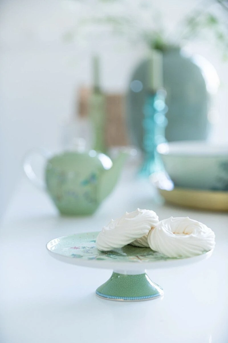 Jolie Cake Tray Small Green 2 Jolie Cake Tray Small Green - Image 2