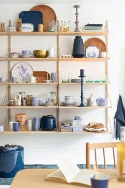 Metal Vase Blue 36 Cm -Chic Nest Deals Store pip 016