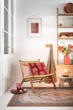 Oval Metal Vase Old Pink 30 Cm -Chic Nest Deals Store pip 049 3