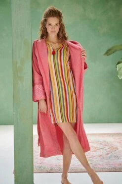 Bathrobe Soft Zellige Coral -Chic Nest Deals Store pip 05 09 2019 spring summer25624