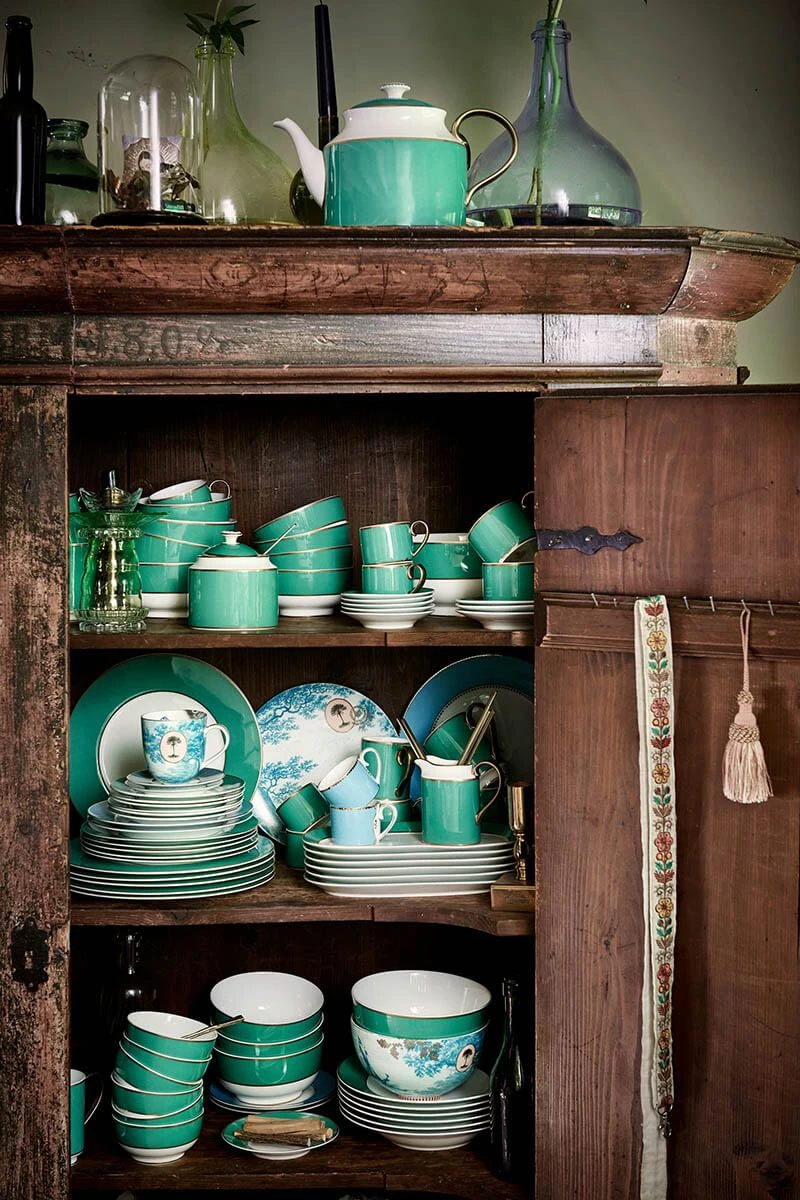 Heritage Breakfast Plate Boat Aqua 23 Cm 10 Heritage Breakfast Plate Boat Aqua 23 Cm - Image 10