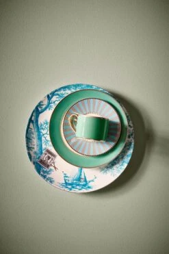 Heritage Breakfast Plate Boat Aqua 23 Cm 19 Heritage Breakfast Plate Boat Aqua 23 Cm -Chic Nest Deals Store pip chique green mix match 007 hr lr