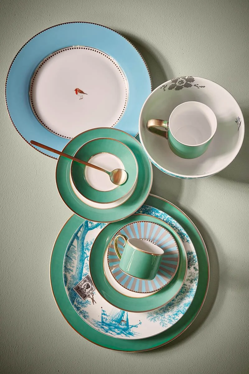 Heritage Breakfast Plate Boat Aqua 23 Cm 9 Heritage Breakfast Plate Boat Aqua 23 Cm - Image 9