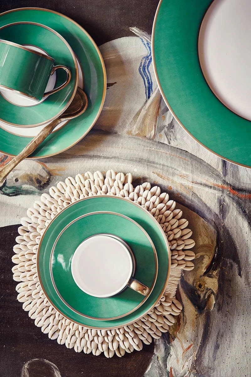 Pip Chique Espresso Cup & Saucer Green 3 Pip Chique Espresso Cup & Saucer Green - Image 3