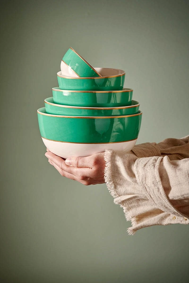 Pip Chique Bowl Green 20.5cm 2 Pip Chique Bowl Green 20.5cm - Image 2