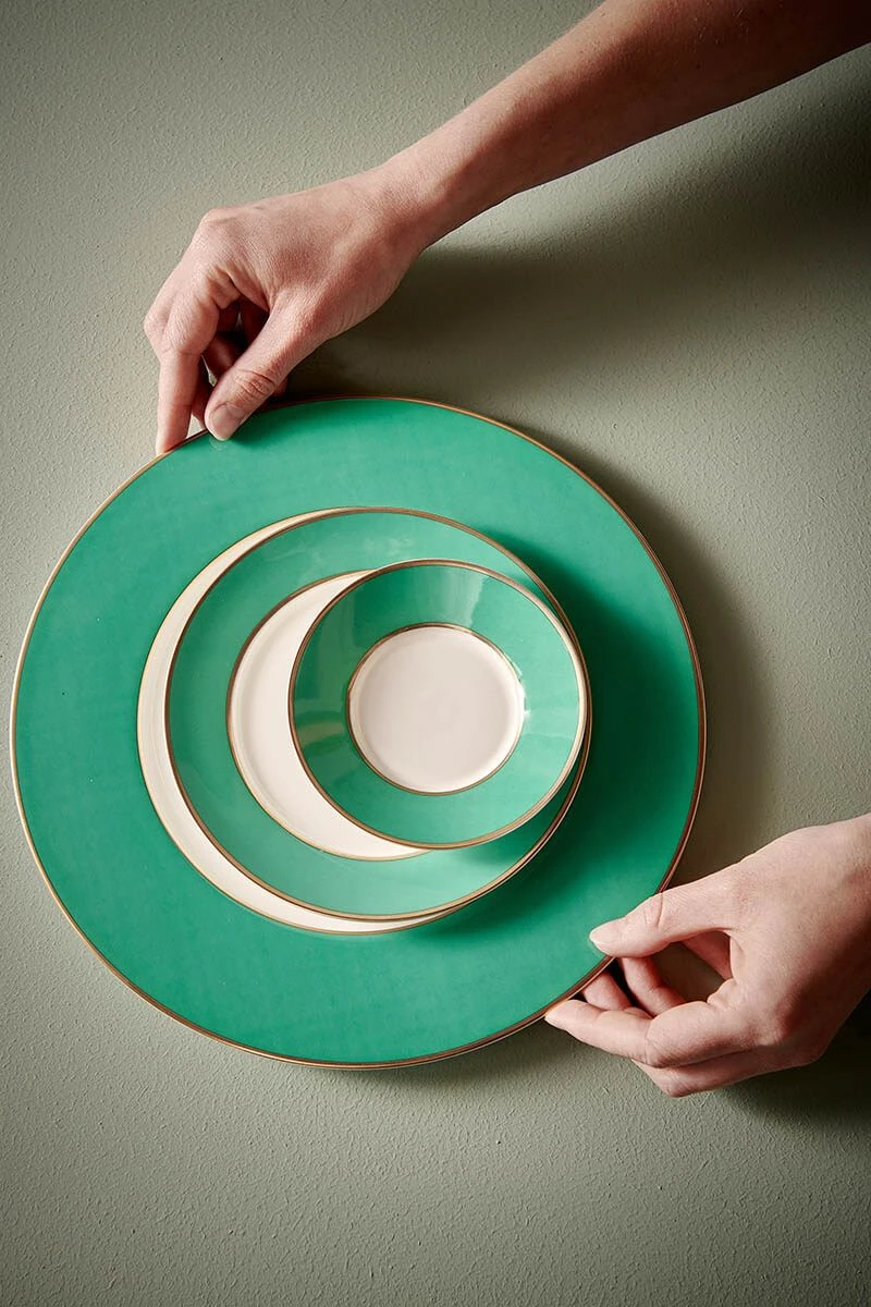 Pip Chique Breakfast Plate Green 23cm 3 Pip Chique Breakfast Plate Green 23cm - Image 3