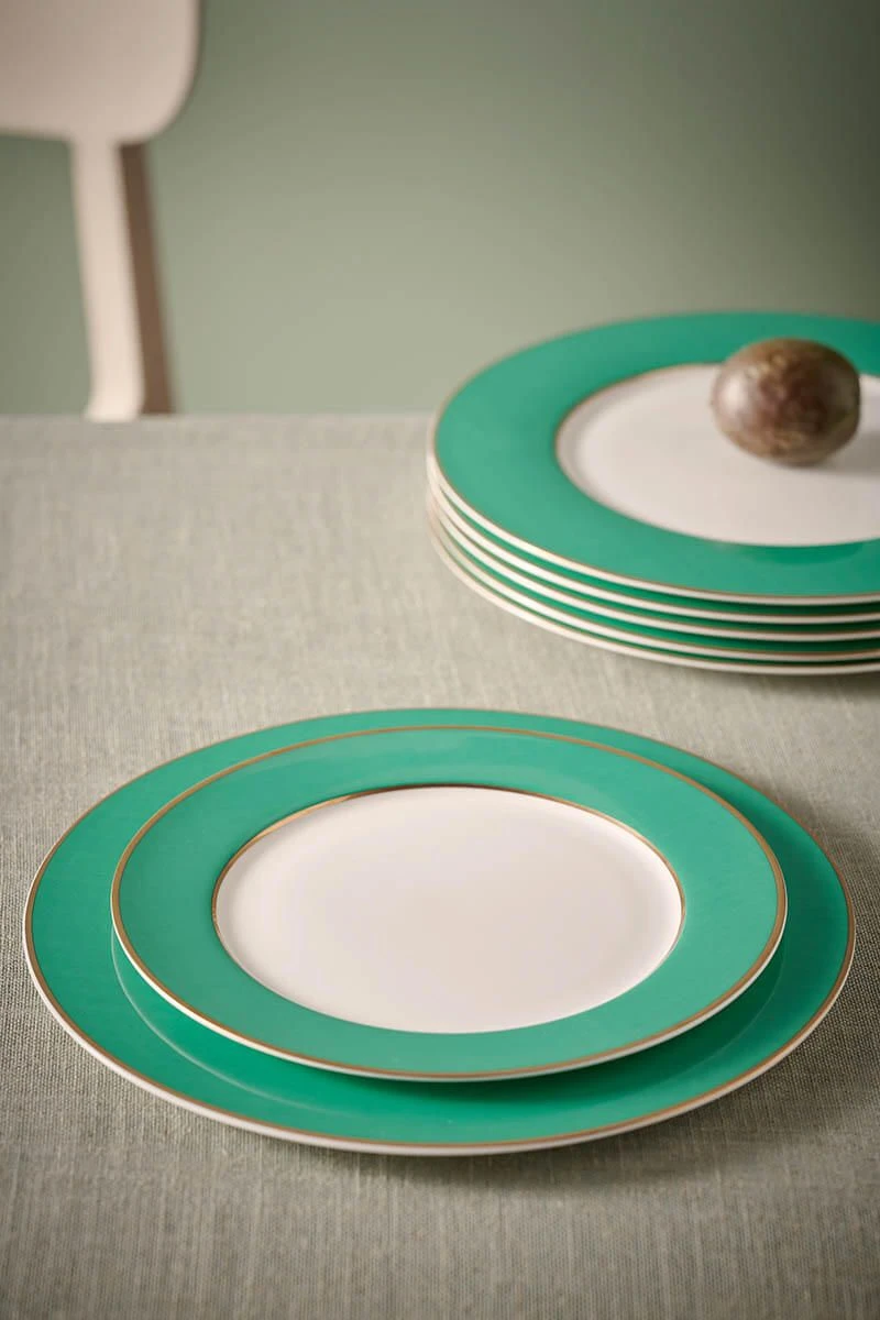 Pip Chique Breakfast Plate Green 23cm 4 Pip Chique Breakfast Plate Green 23cm - Image 4