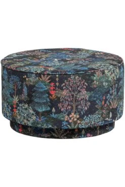 Stool Low Pip Garden Dark Blue -Chic Nest Deals Store pip garden poef blue low back pip 004 b m 01 vs