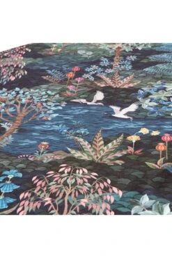 Stool Low Pip Garden Dark Blue -Chic Nest Deals Store pip garden poef blue low detail 02 pip 004 b m 02 vs