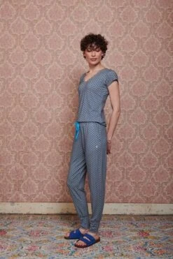 Top Short Sleeve Tegola Blue -Chic Nest Deals Store pip mix and match diemen82546