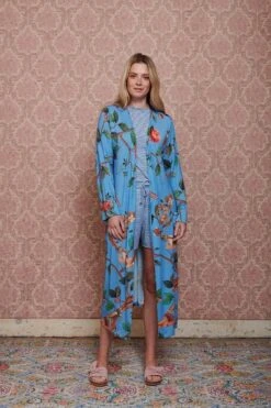 Kimono Good Nightingale Bright Blue 19 Kimono Good Nightingale Bright Blue -Chic Nest Deals Store pip mix and match diemen82658