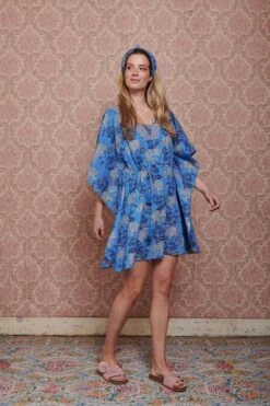 Tunic Flora Firenze Cobalt Blue -Chic Nest Deals Store pip mix and match diemen83056