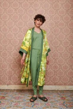 Kimono Toscana Green -Chic Nest Deals Store pip mix and match diemen83394
