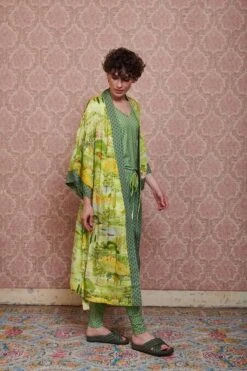 Kimono Toscana Green -Chic Nest Deals Store pip mix and match diemen83421