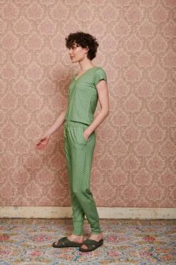 Trousers Long Tegola Green -Chic Nest Deals Store pip mix and match diemen83458 1