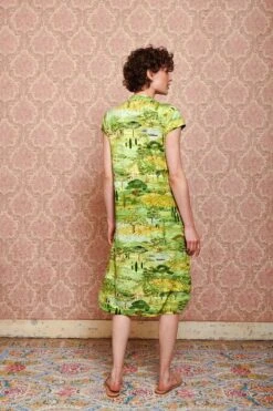 Nightdress Short Sleeve Toscana Green 9 Nightdress Short Sleeve Toscana Green -Chic Nest Deals Store pip mix and match diemen83791