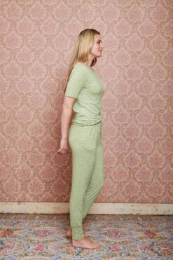 Trousers Long Little Sumo Stripe Bright Green -Chic Nest Deals Store pip mix and match diemen84050