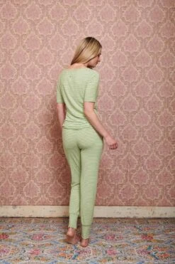 Trousers Long Little Sumo Stripe Bright Green -Chic Nest Deals Store pip mix and match diemen84058